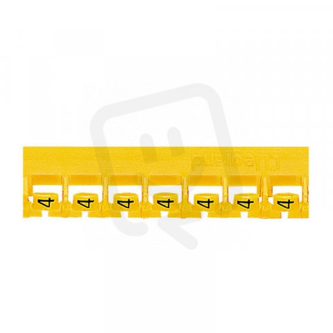 MEMOCAB ČÍSLICE 4 DÉLKA.2,3MM ŽLUTÁ LEGRAND 037806