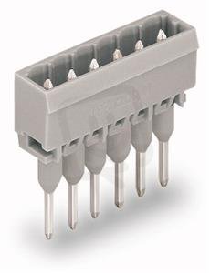 Konektor (vidlice) pro řadové svorky, kolíky 1,2x1,2 mm 6pól.