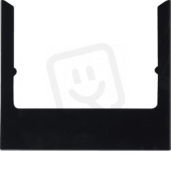 Designový rám pro KNX Touch Control 3,5 ostré hrany sklo černá BERKER 13196616