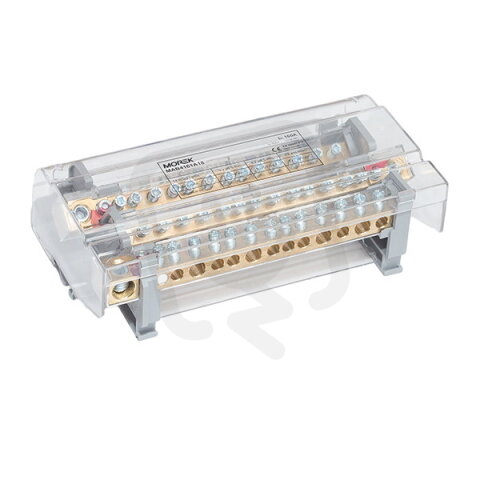 Distribuční blok MOBLOCK MAB 160A-14 (4 pól) 1x50+4x35+9x16mm2 MOREK MAB4161A18