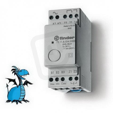 Snímač hladiny, 1P/16A, 24V AC, 150kOhm FINDER 72.11.8.024.0000