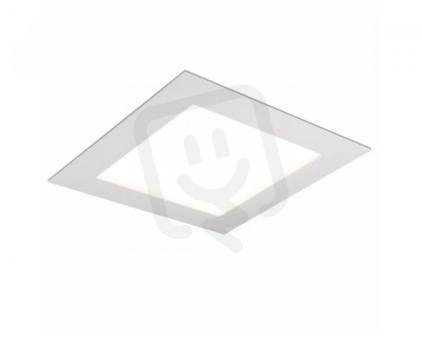 Zápustné svítidlo DISC hranaté bílé LED 12W 3000K 171x171mm hranaté