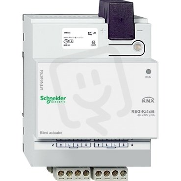Schneider MTN646704 KNX žaluziový akční člen REG-K/4x/6