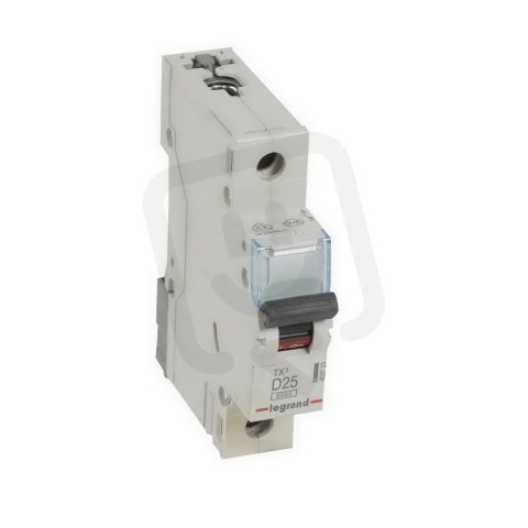 TX3 JISTIČ, 1 PÓLOVÝ, CHAR. D, 25A 6000A LEGRAND 403723