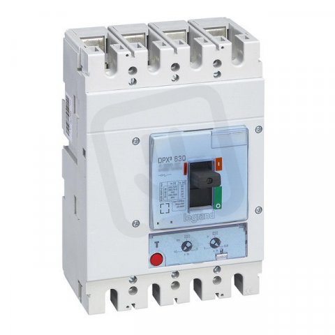 DPX3 630 TEPELNĚ MAGNETICKÁ SPOUŠŤ PRO VÝKONOVÝ JISTIČ 4P 320A 70kA LEGRAND