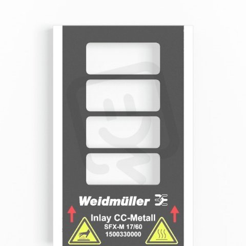 Vkládací štítky INLAY SFX-M 17/60 WEIDMÜLLER 1500330000