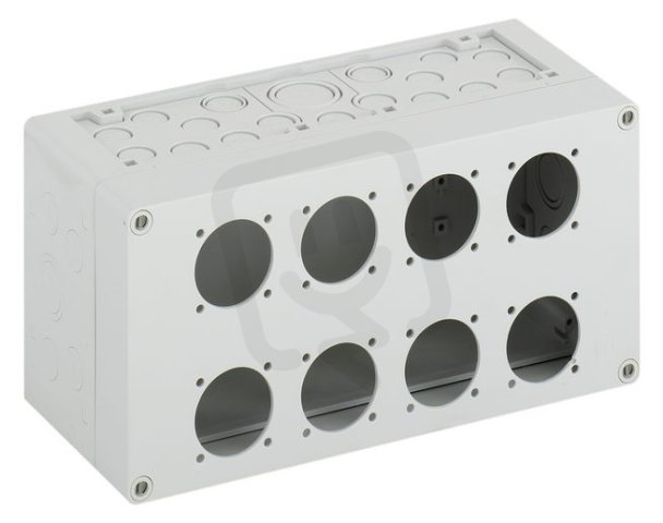 Prázdná zásuvková skříň AKi 1-1L šedá IP65 IK08 300x150x132mm SPELSBERG 74111001