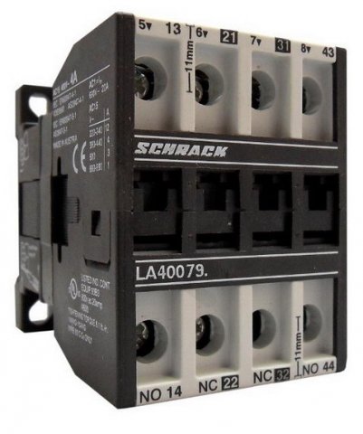 Stykač KG3-07A22/24VDC, 2Z+2R SCHRACK LA400795--
