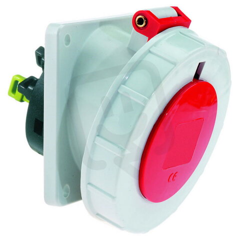 Zásuvka vestavná 16A 5p 400V IP67 6h Quick-Connect BALS 12812