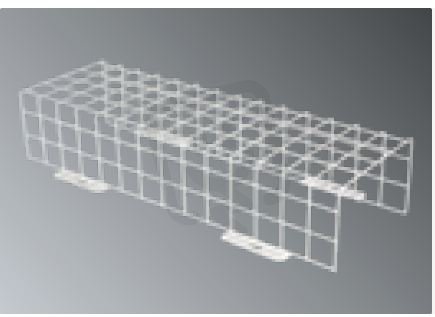 Vyrtych 001750 LAK Ochranný koš VIPET 2x58W / EXTRA, EUROPA 58W / 2V58
