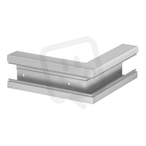 Vnější roh OBO GK-A70130LGR pro kanál Rapid 80 70x130mm světle šedá