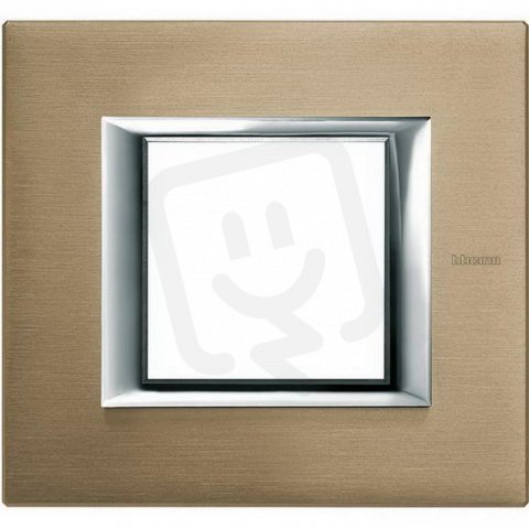 Legrand HA4802NX BTAX RÁMEČEK 2M TITAN BROUŠENÝ