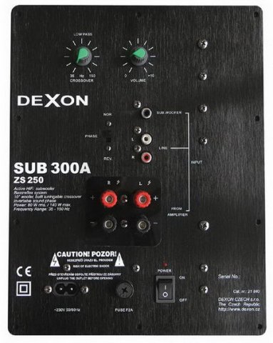 DEXON CZECH 27 071 ZS 250 modul subwooferového zesilovače