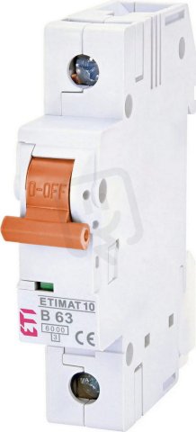 Jistič ETIMAT COLOUR 1p B63 6kA ETI 002100022