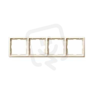 Schneider MTN481444 Rámeček Artec, čtyřnásobný, white cream