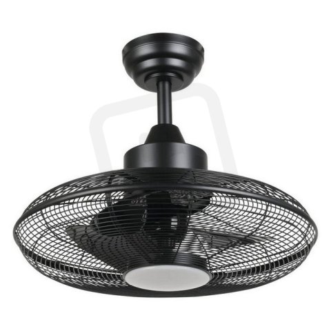 Stropní ventilátor IGELDO LED-CCT AC d530 černá EGLO 35133