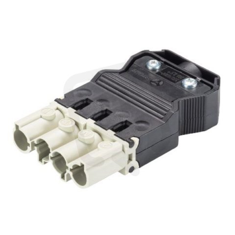 vidlice na kabel, 4-pól, šroubové svorky, gesis, šedá WIELAND 92.944.3553.0