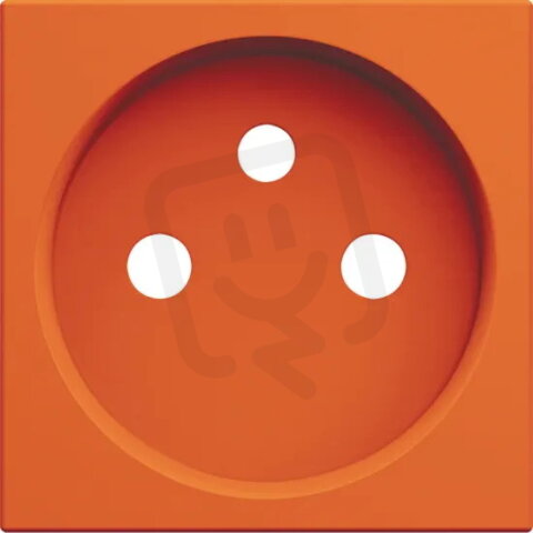 Centrální díl pro zásuvku gallery, oranžová BERKER WXD100E