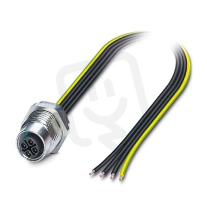 Přístrojový konektor zezadu stěny SACC-DSI-M12FSS-4CON-M16/2,0PEX 1239480