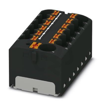 PTFIX 10/12X4-G BK Blok rozvodek 3274024