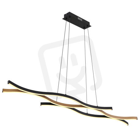 Závěsné svítidlo GERONIMO černá LED 35W 230V, 1320lm 3000K GLOBO 67206HW