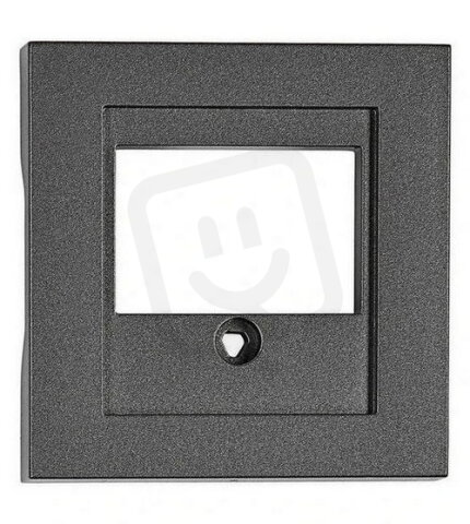 Kryt telefonní TDO nebo reproduktorové zásuvky, antracit SCHRACK EV114307--