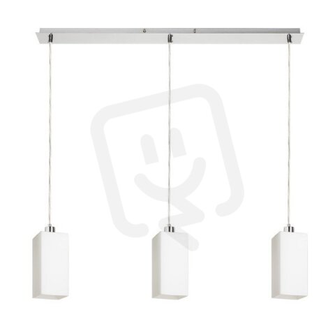LIZ III 80 závěsná opálové sklo/matný nikl 230V E27 3x11W RENDL R14027