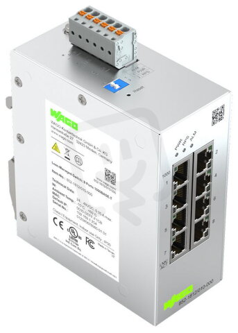 Jednoduchý konfigurovatelný switch, 8 portů 1000Base-T WAGO 852-1812/010-000