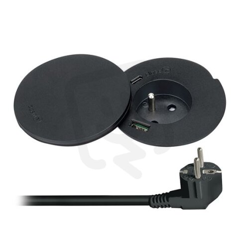 1z + USB A+C 3.4A + Wireless 10W vestavn