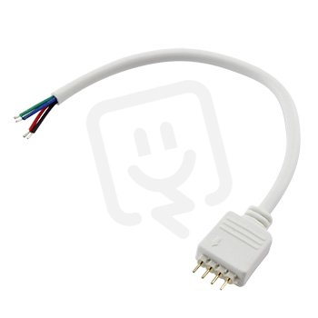 Napáj.kabel pro RGB s konekt.RM 2,54-4p