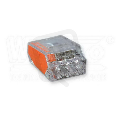 WAPRO PC253 krabicová WAPRO svorka bezšroubová,1-2,5 mm2,3 pólová