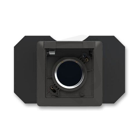 ABB ZONI Zásuvka centrálního vysávání, matná černá/bílá 5530T-C67107 137