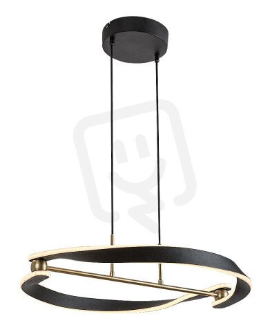 Závěsné svítidlo ADALIND černá/ zlatá LED 40W IP20 RABALUX 72149