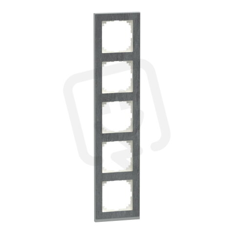 Krycí rámeček, Merten M-Pure Decor, pětinásobný, Slate SCHNEIDER MEG4050-3669