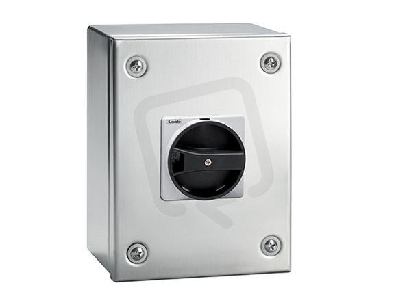 Lovato GAZS025B 3P odpínač 25A-ST/ST ENCL-ČERNÝ OVLADAČ