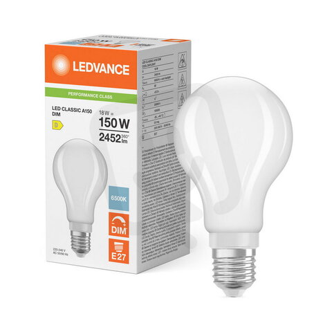 Světelný zdroj LED CLASSIC A DIM P 18W 865 Frosted E27 LEDVANCE 4099854777714