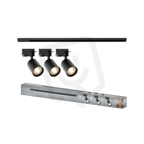 1-Phase Tracking Set Elemental 1M GU10 BLACK OSRAM 4099854600012
