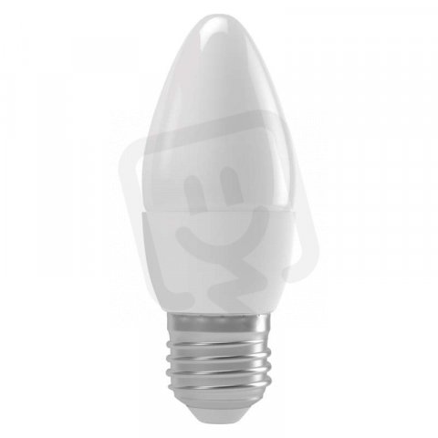 LED žárovka Basic 6W(42W) 500lm E27 WW candle Emos teplá bílá