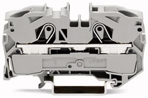 2vodičová průchozí svorka 16mm2 Vhodná pro aplikace Ex e II šedá WAGO 2016-1201