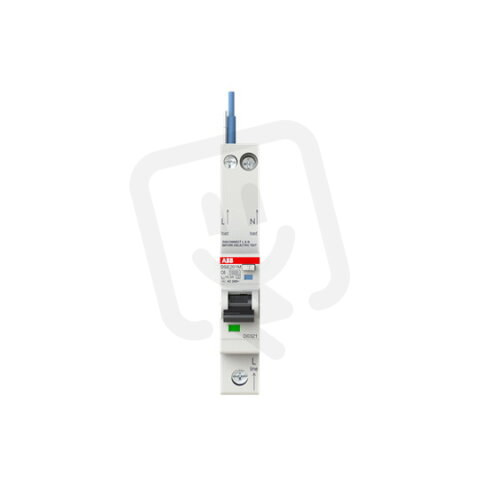 ABB DSE201 M C6 AC300 kombinace jistič/chránič 1P+N 1M 10kA 6A 300mA C AC