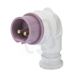 Gewiss GW60127  Přivodka 90° 2pól. 16A 24V IP44