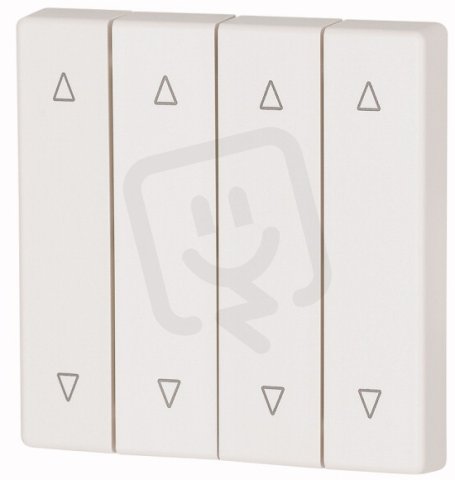 CWIZ-04/58 Kryt RF tlačítka 4x1/4 55x55mm Nahoru-dolů Signál bílá lesklá 193995