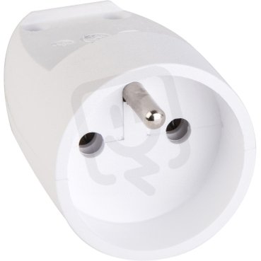 ELDA S-131 spojka s kolíkem bílá SCHNEIDER S13101