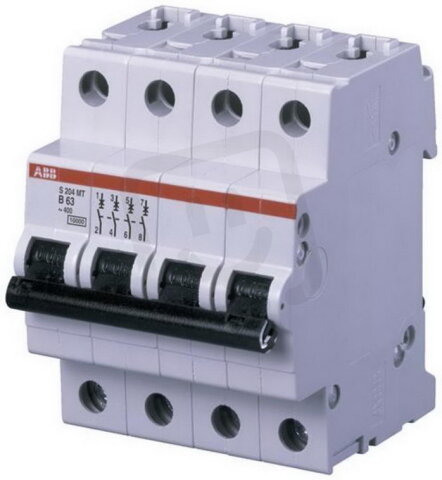 Čtyřpólový jistič S204MT-C32 drážní aplikace 32A char. C ABB 2CDS274006R0324