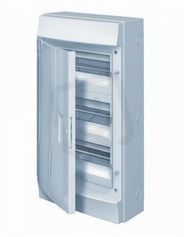ABB Rozvodnice nástěnná IP65/36M (12x3) Mistral65 vč. N/PE plná dvířka