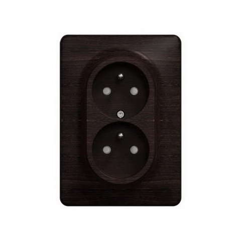 SDD381211C Dvojzásuvka 230V 16A wenge SEDNA Schneider