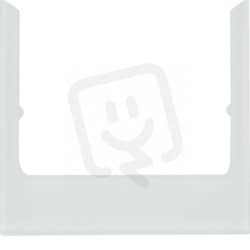 Designový rám pro KNX Touch Control 3,5, ostré hrany, sklo, bílá BERKER 13196909