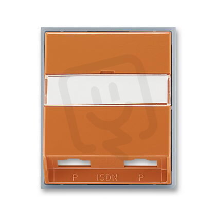 ABB Element 5013E-A00252 07 Kryt zásuvky ISDN průchozí,dvojnásobné