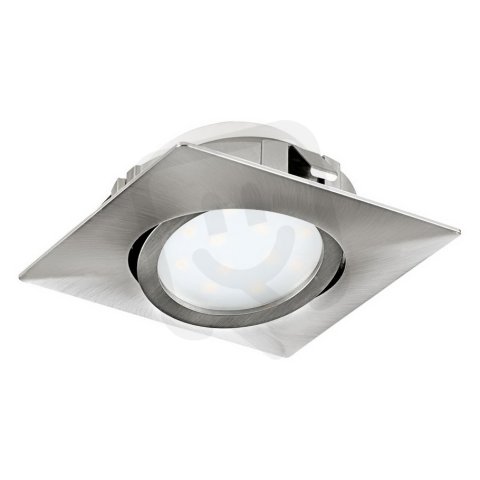 Zápustné svítidlo PINEDA LED 84X84 matný nikl 4,9W IP20 EGLO 95843