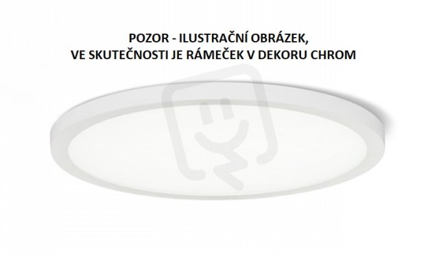 HUE R 17 zápustná chrom 230V LED 18W 3000K RENDL R12767